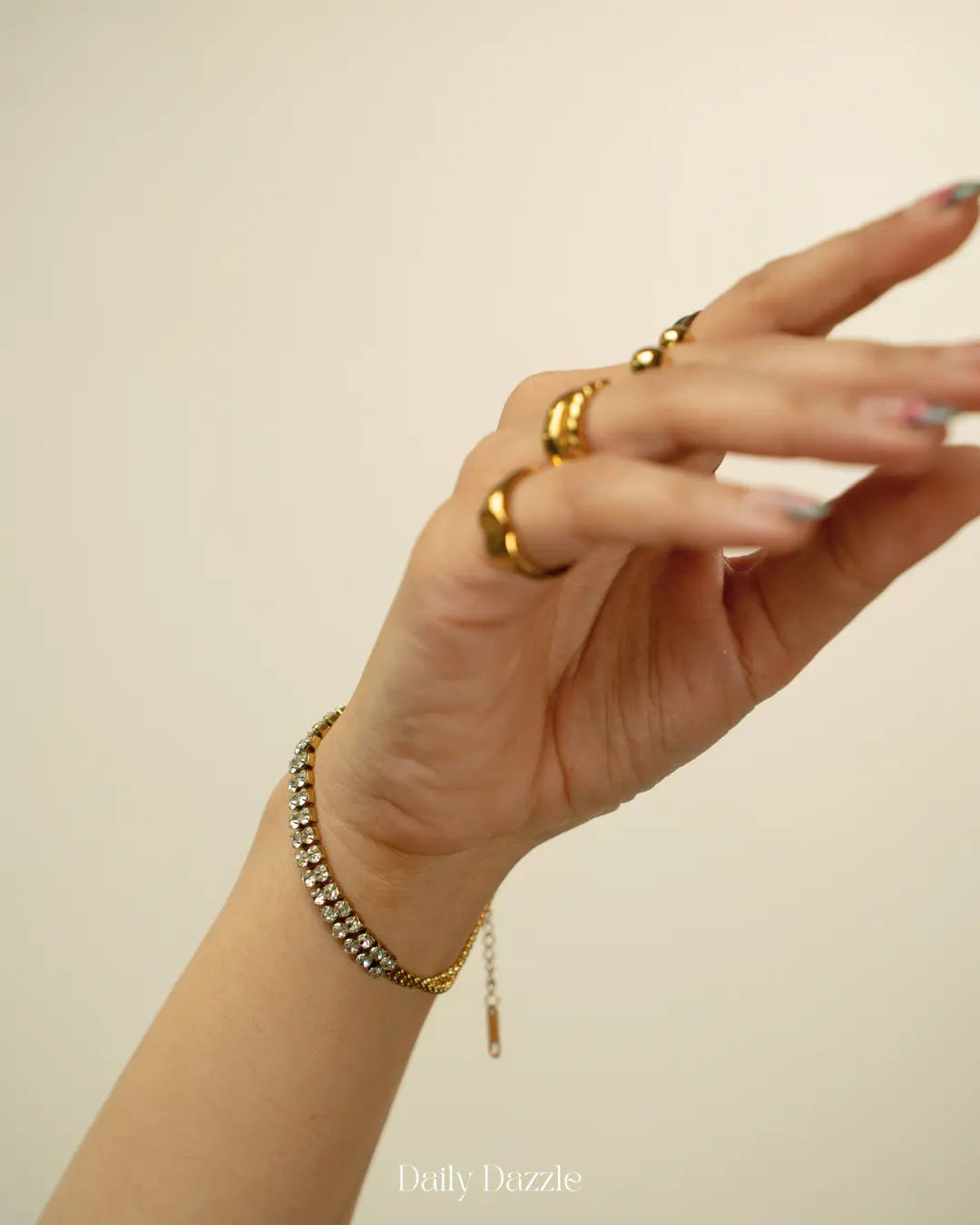 Dazzle Bracelet-18K Gold Plated