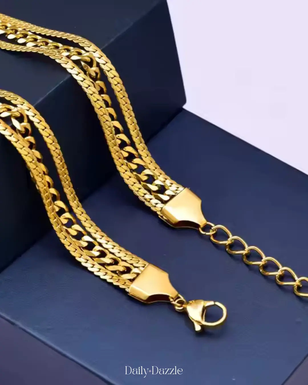 Layered Luxe Bracelet – 18K Gold Plated