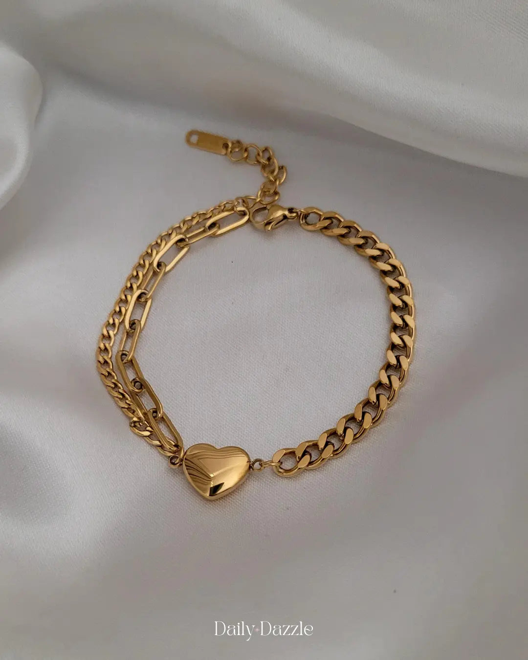 Bold Heart Bracelet