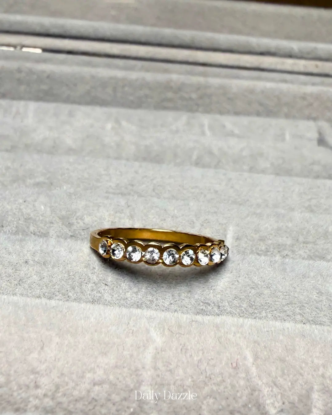 Crystal Line Ring
