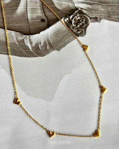 Mini Heart Charm Necklace