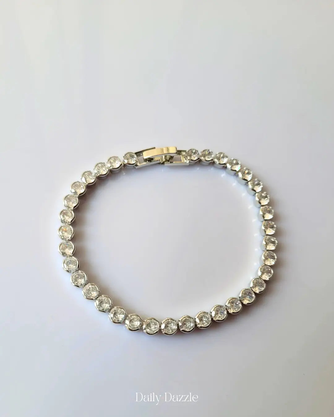 Crystal Glow Tennis Bracelet