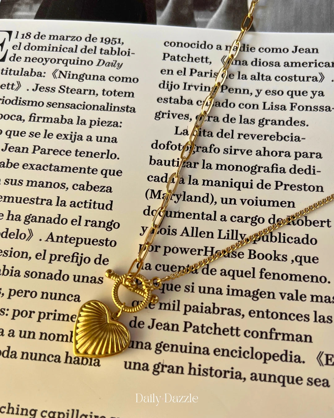 Ripple Heart Necklace