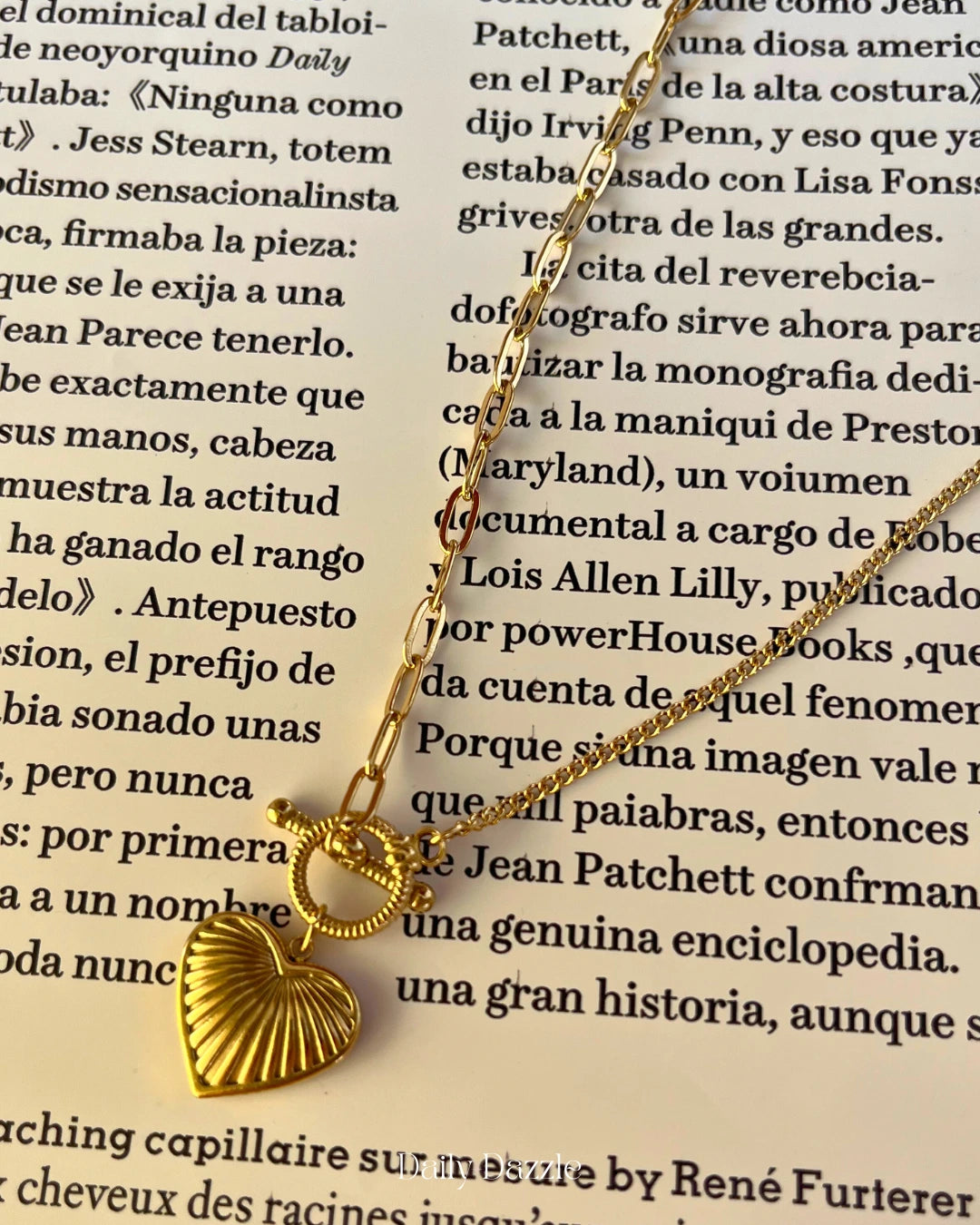 Ripple Heart Necklace