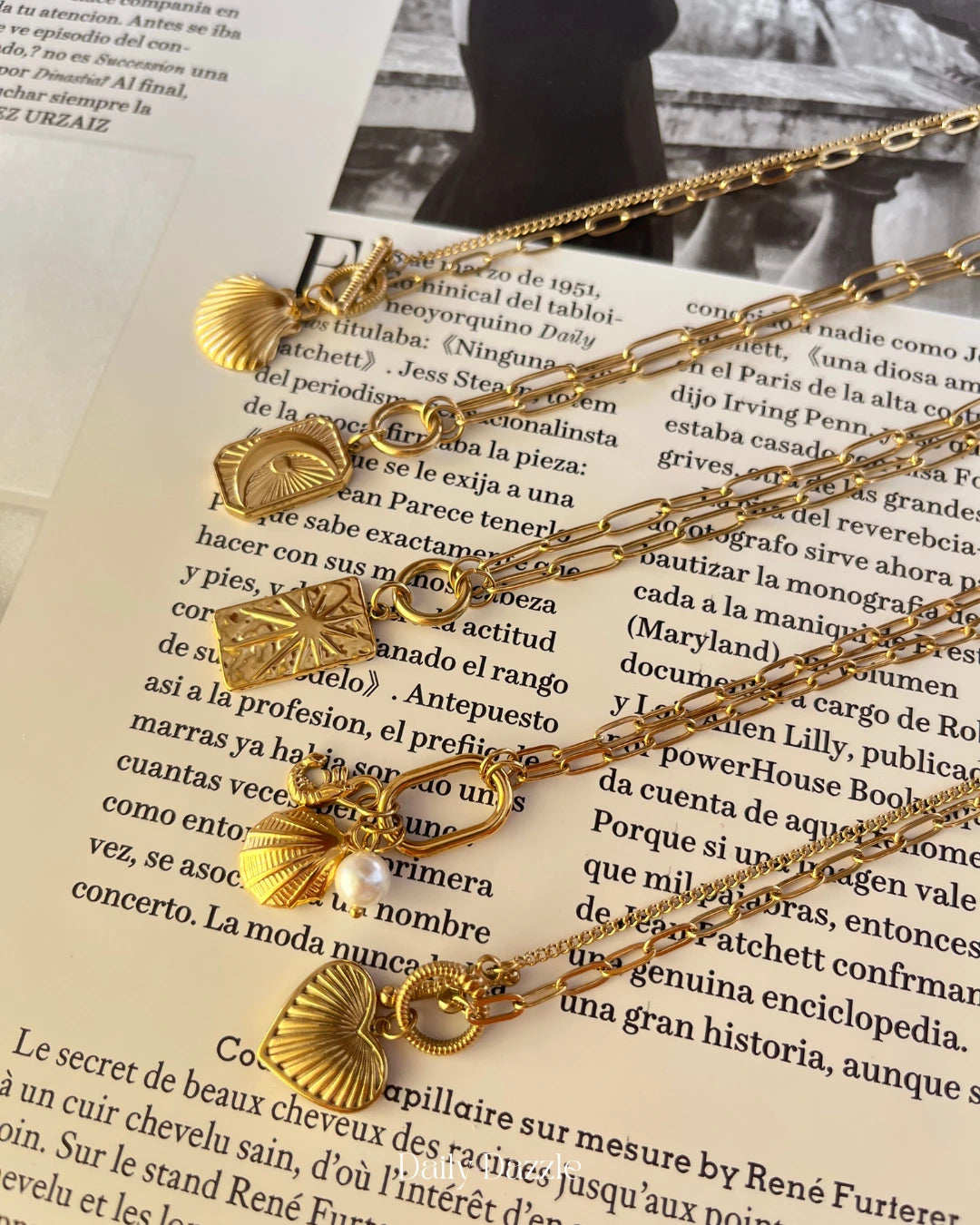 Ripple Heart Necklace