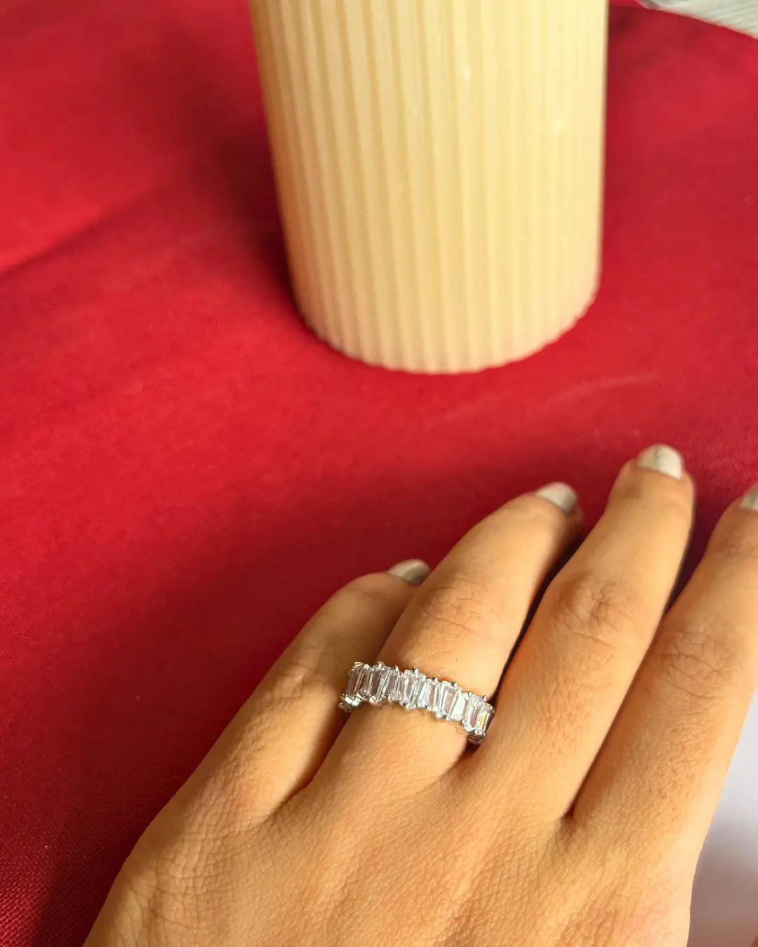 Ice Baguette Ring