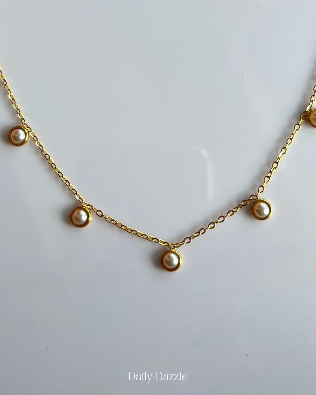 Golden Droplet Necklace