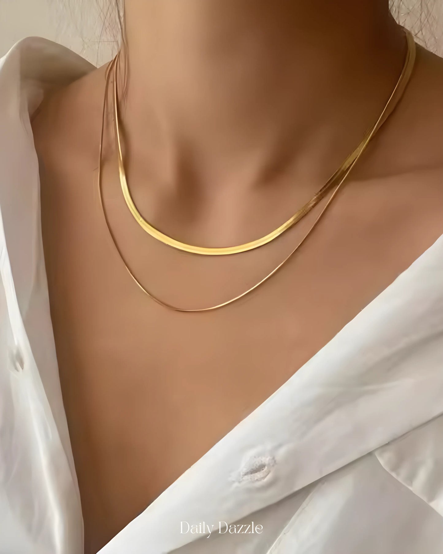 Classic Layers – 18K Gold-Plated Chain
