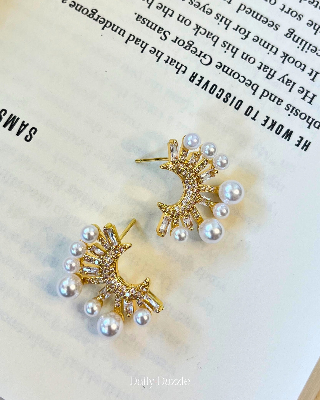 Pearl Drop Ear Cuff