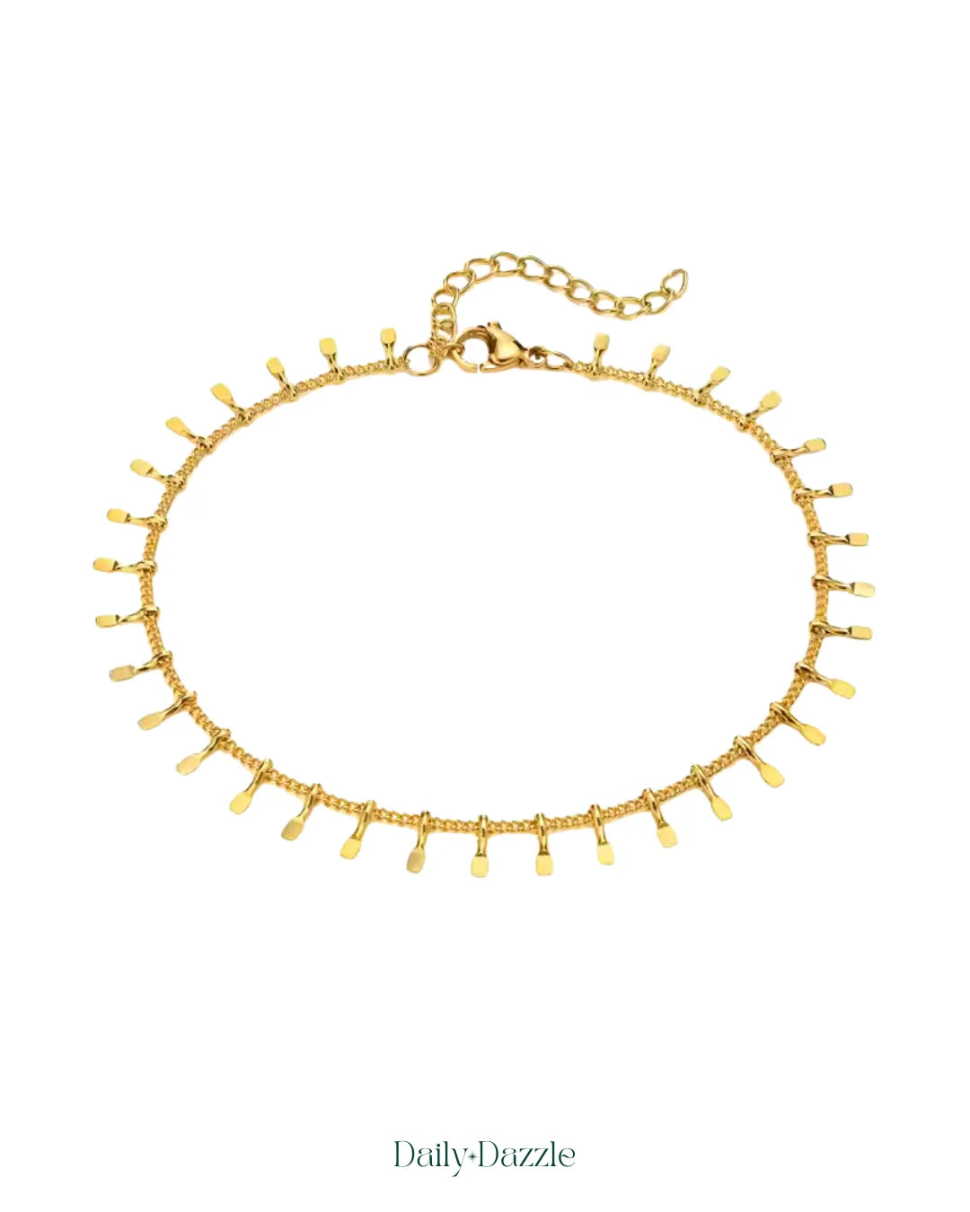 Golden Dazzle Anklet