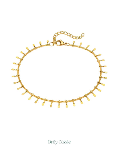 Golden Dazzle Anklet