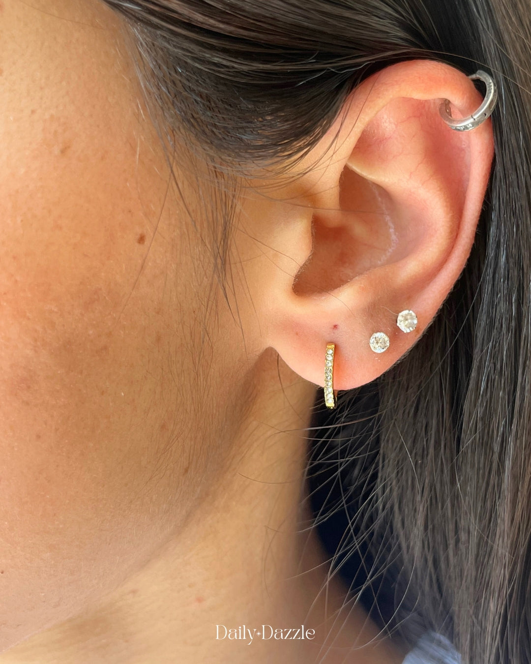 Dual-Style Dainty Hoops