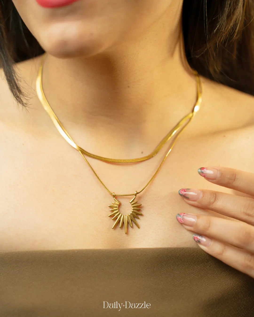 Golden Layered Necklace