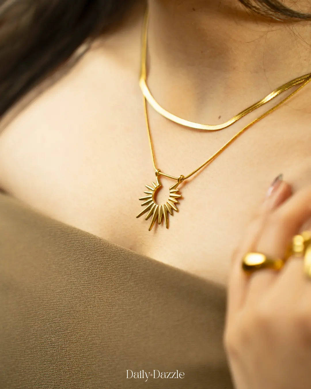 Golden Layered Necklace