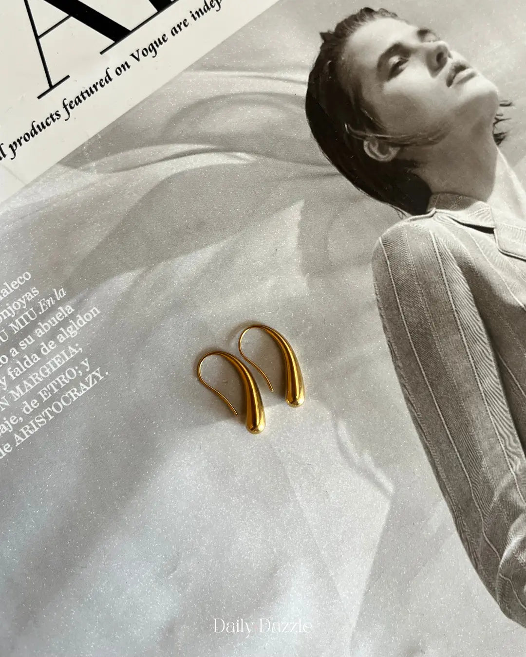 Golden Drip Earrings
