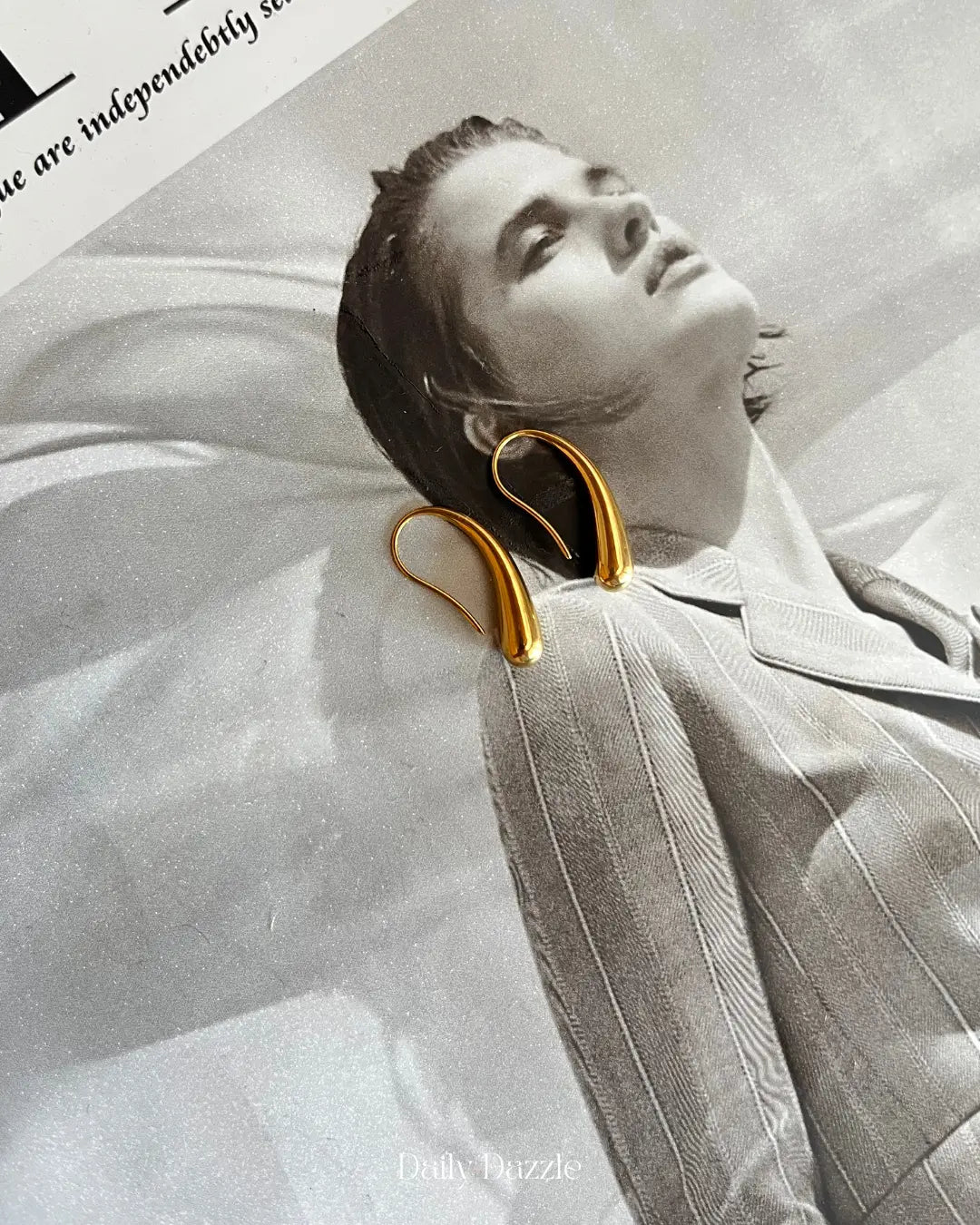Golden Drip Earrings