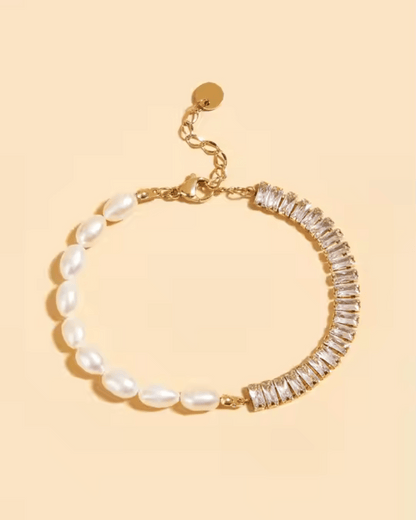 Tennis Pearl Bracelet