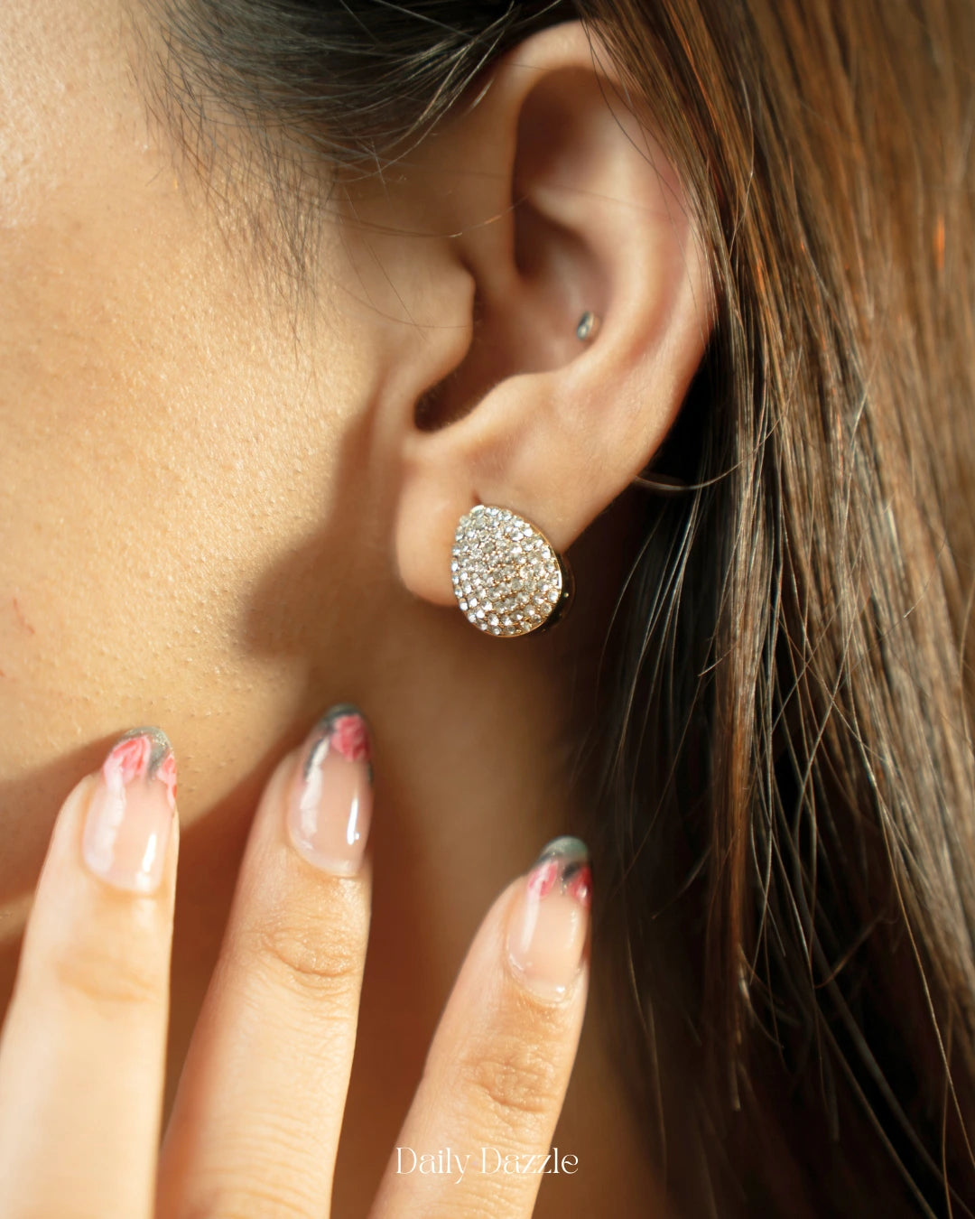 Teardrop Studs
