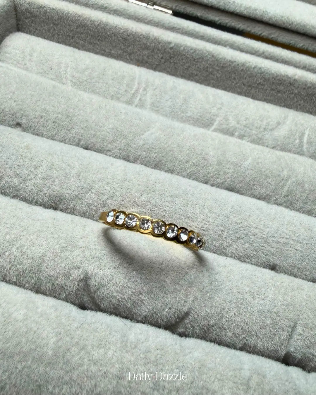 Crystal Line Ring