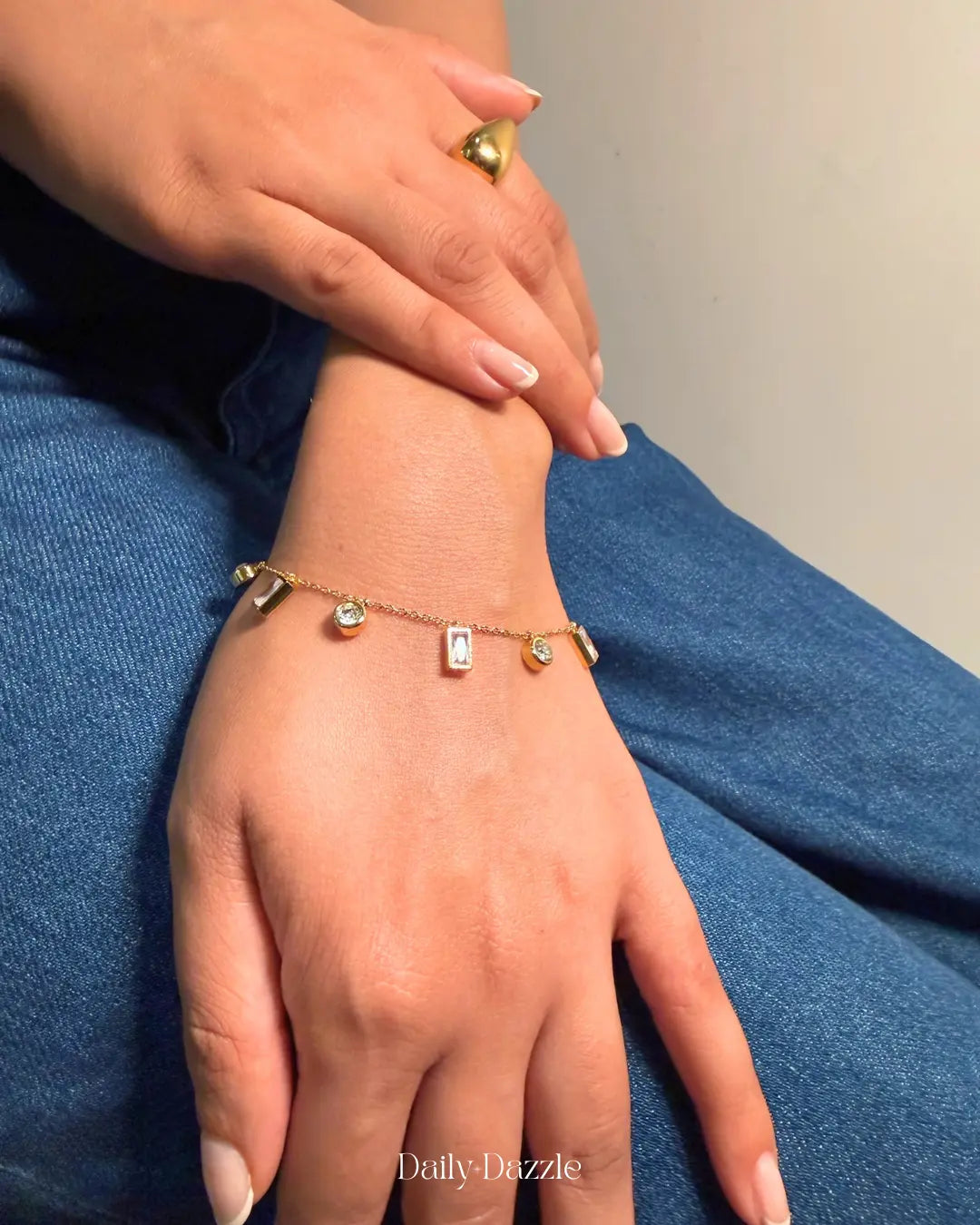 Crystal Charm Bracelet