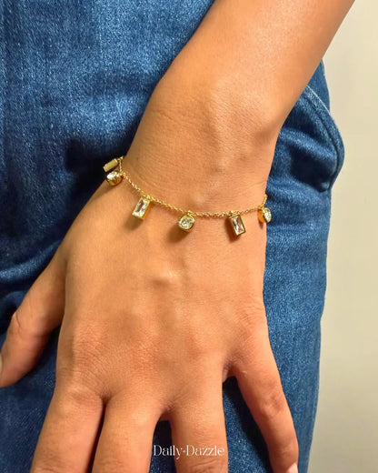 Crystal Charm Bracelet