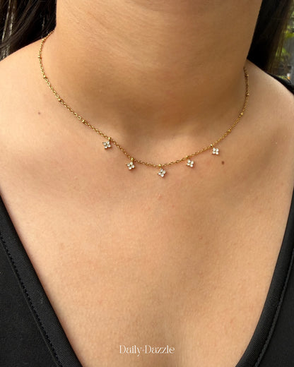 Flora Drop Necklace