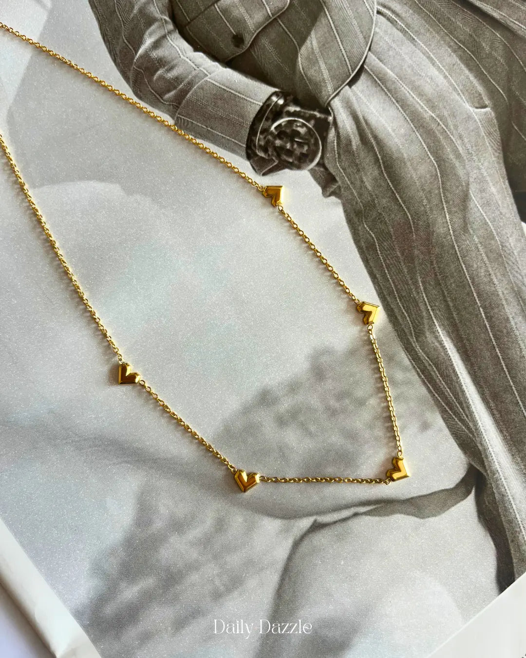 Mini Heart Charm Necklace