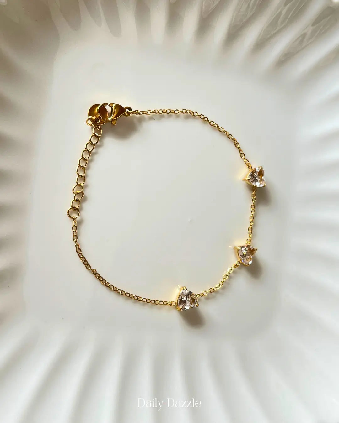 Triple Heart Bracelet