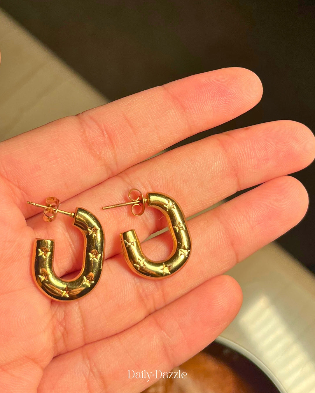 Chunky Twist Hoops