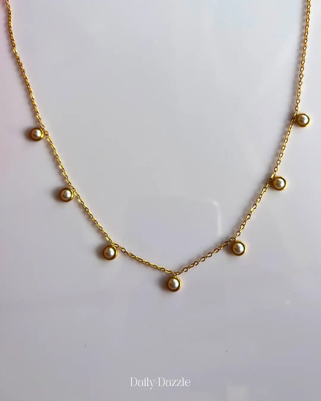 Golden Droplet Necklace