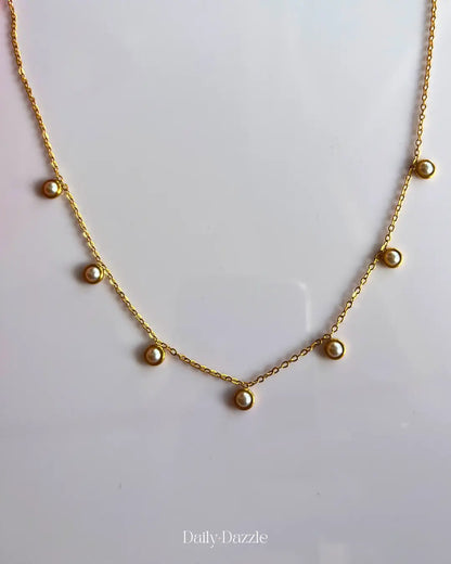 Golden Droplet Necklace