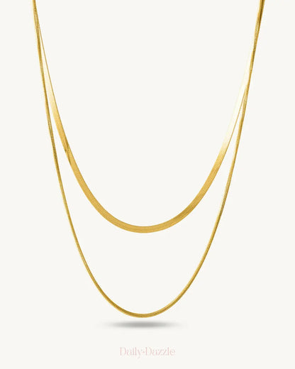 Classic Layers – 18K Gold-Plated Chain