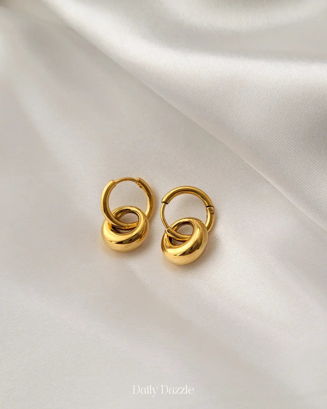 Luna Knot Hoops