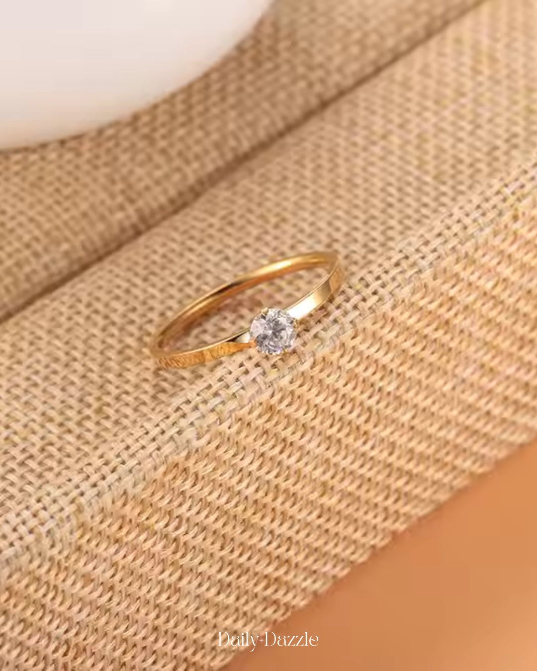 Minimalist Solitaire Ring