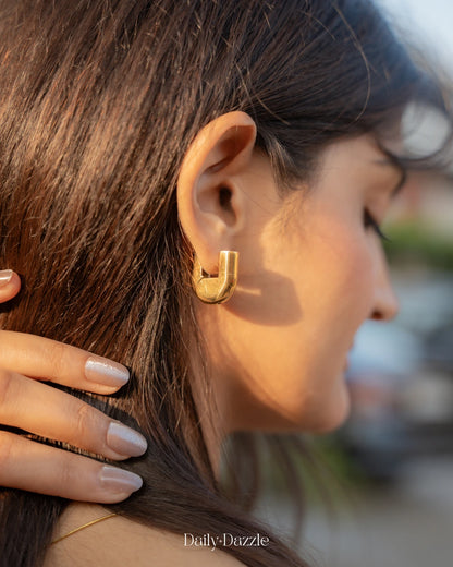 Bold Lock Earrings