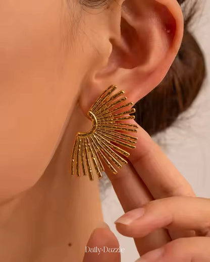 Golden Radiance Earrings