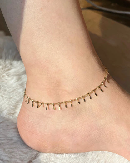 Golden Dazzle Anklet