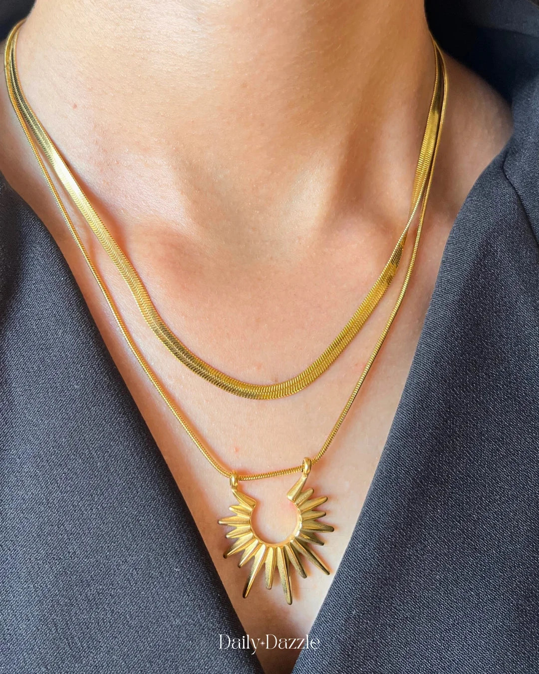 Golden Layered Necklace