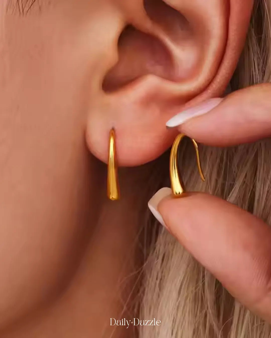 Golden Drip Earrings