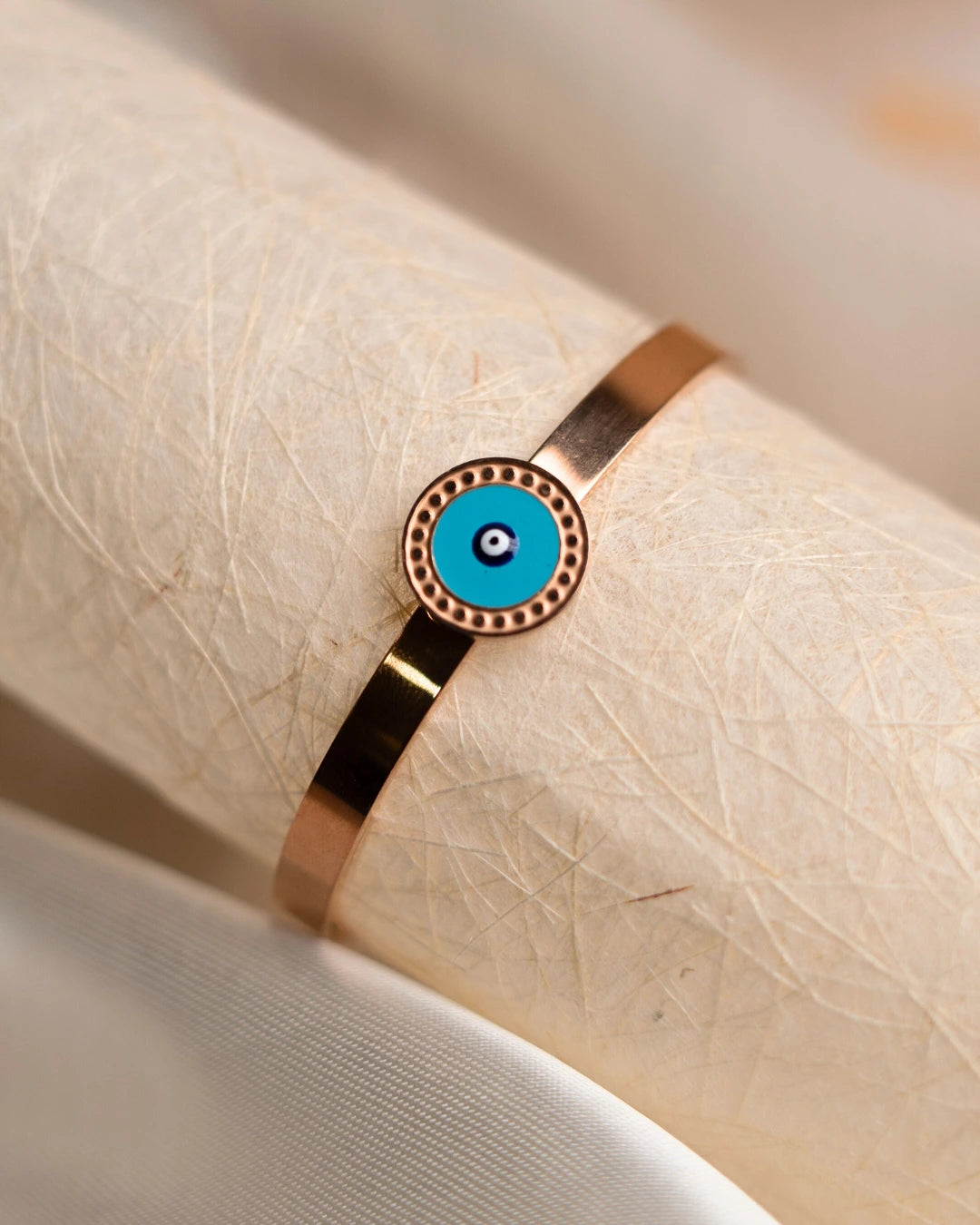 Evil Eye Protection Rose Gold Bracelet