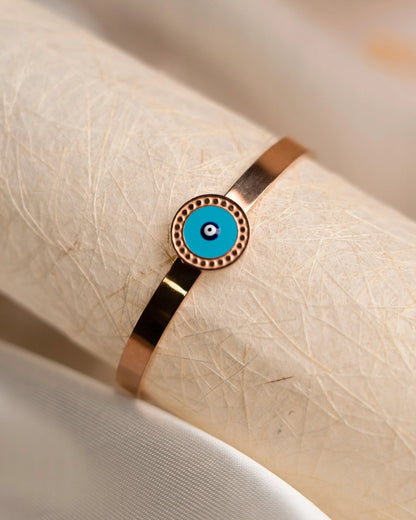 Evil Eye Protection Rose Gold Bracelet