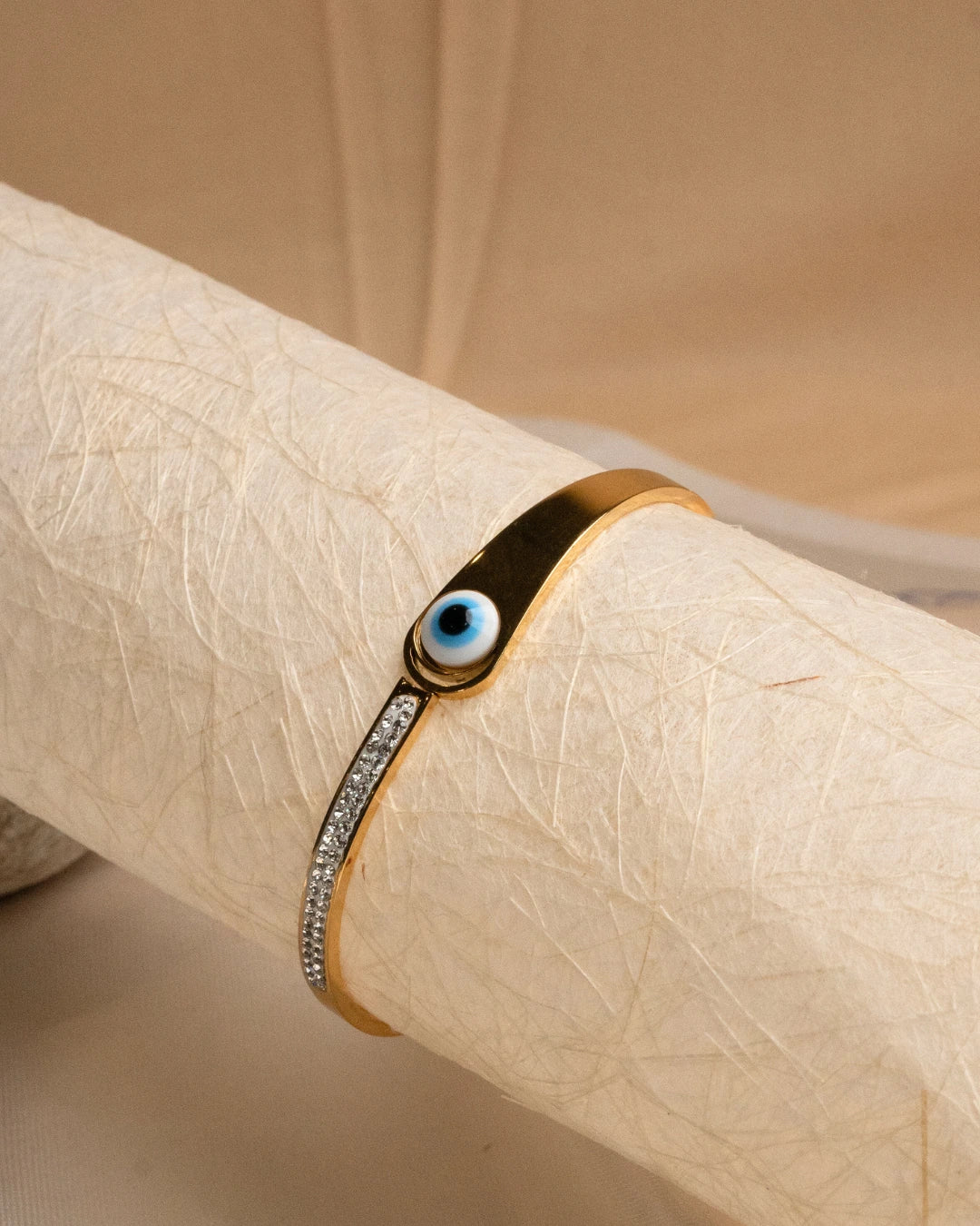 Evil Eye Gold & Diamond Accent Bracelet