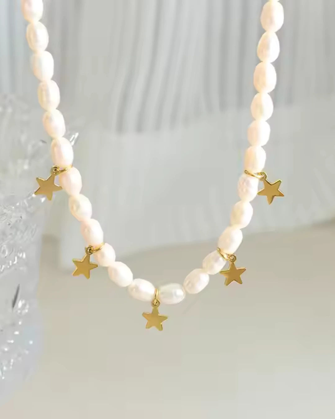 Dreamy Pearl Charm Necklace