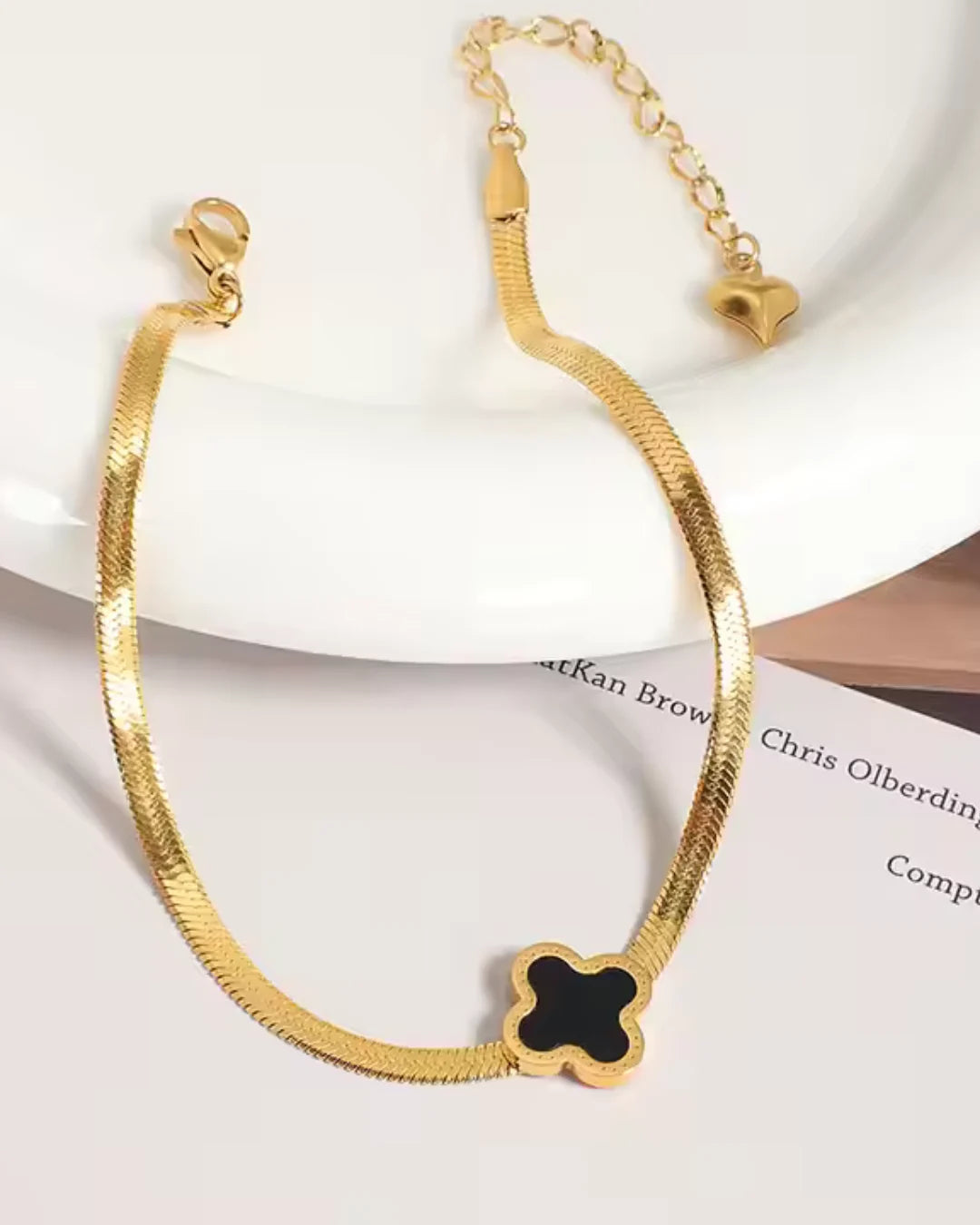 Black Clover Gold Bracelet